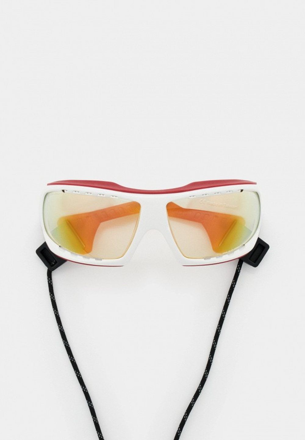 Спортивные очки LiP Typhoon / Gloss White - Red / PC Photochromic / ecLiPse Series ML Red Brown Lens