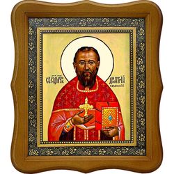 Димитрий Казанский Священномученик. Икона на холсте.