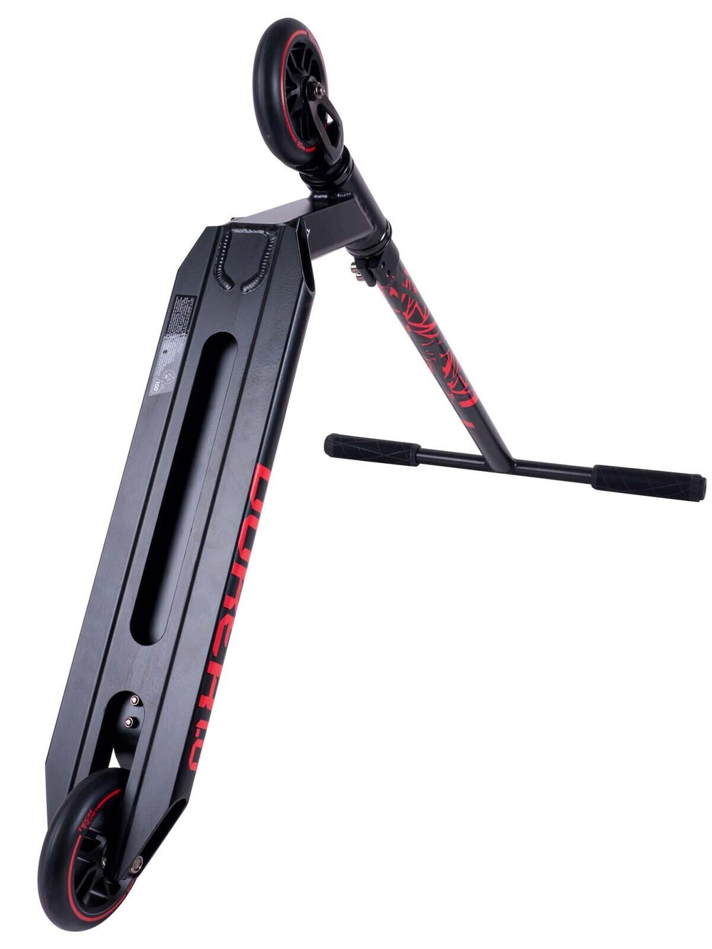 Трюковой самокат Tech Team Duker 1.0 black/red 2024