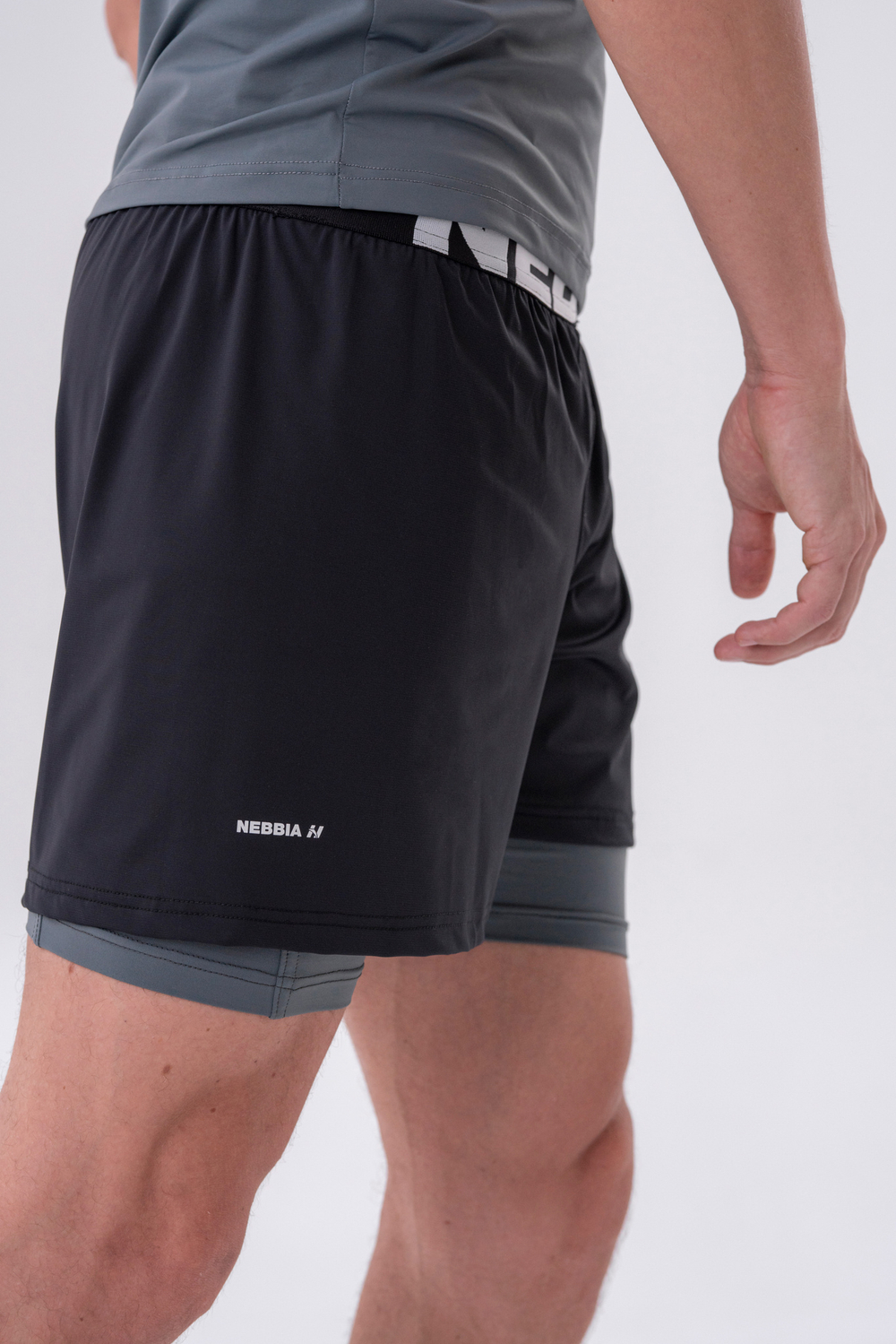Шорты Double-Layer Shorts with Smart Pockets 318
Черные/ Серые