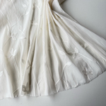 Вышивка Веточки на шифоне