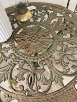 Стол металлический декоративный "Зеленый сад" 61x71 см