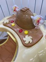 Ходунки SBL 5301 (Teddy Bear)  бежевый (силиконовые колеса)