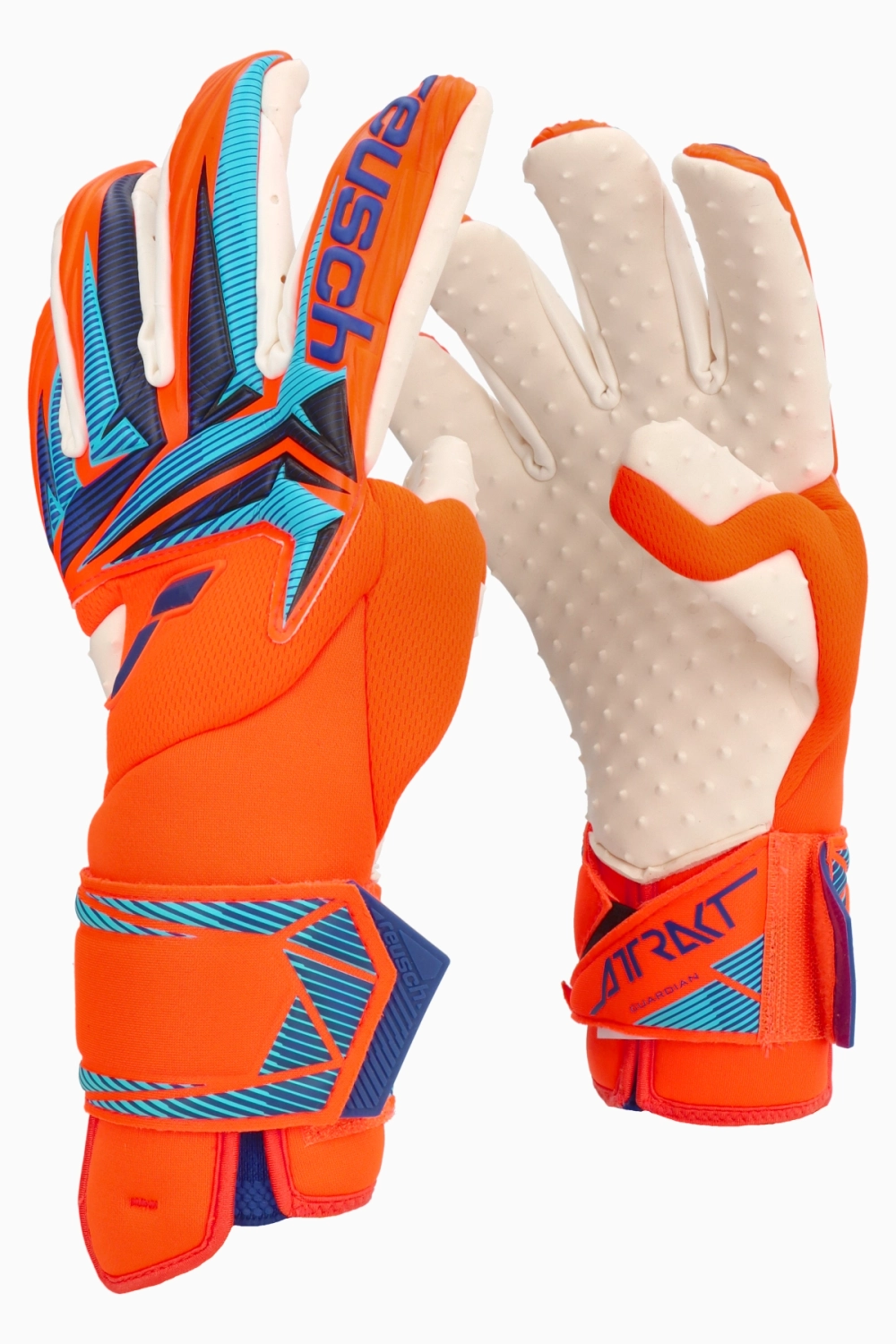 Вратарские перчатки Reusch Attrakt SpeedBump Guardian - оранжевый