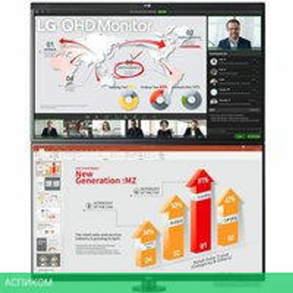 Монитор LG 27QP88DP-BS (2 шт.)