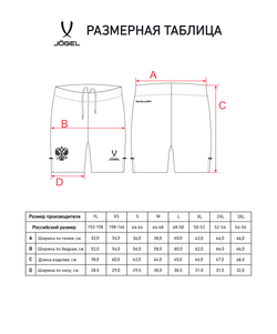 Шорты вратарские JÖGEL NATIONAL PerFormDRY GK Shorts, черный