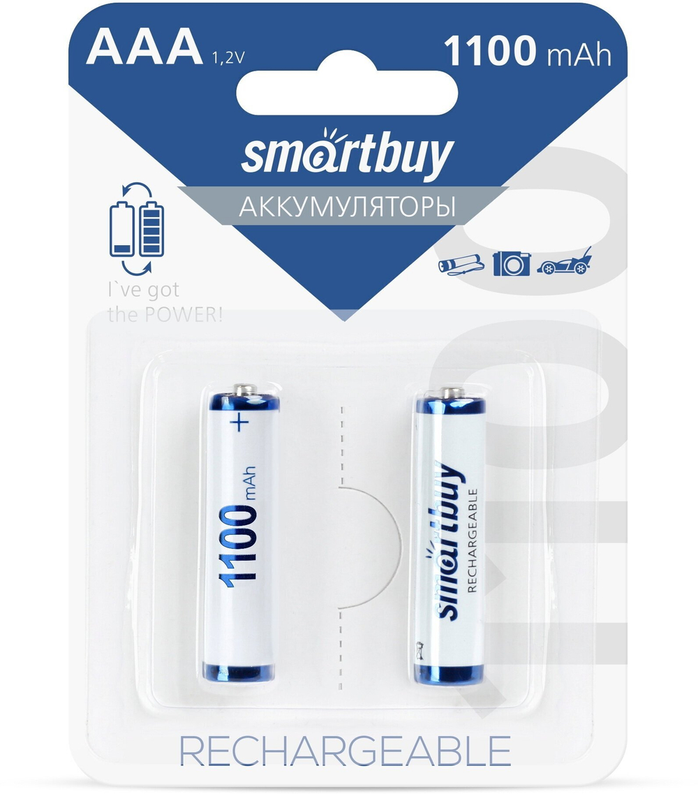 Аккумулятор Smartbuy R03 1100 mAh блистер. (Цена за 2шт)