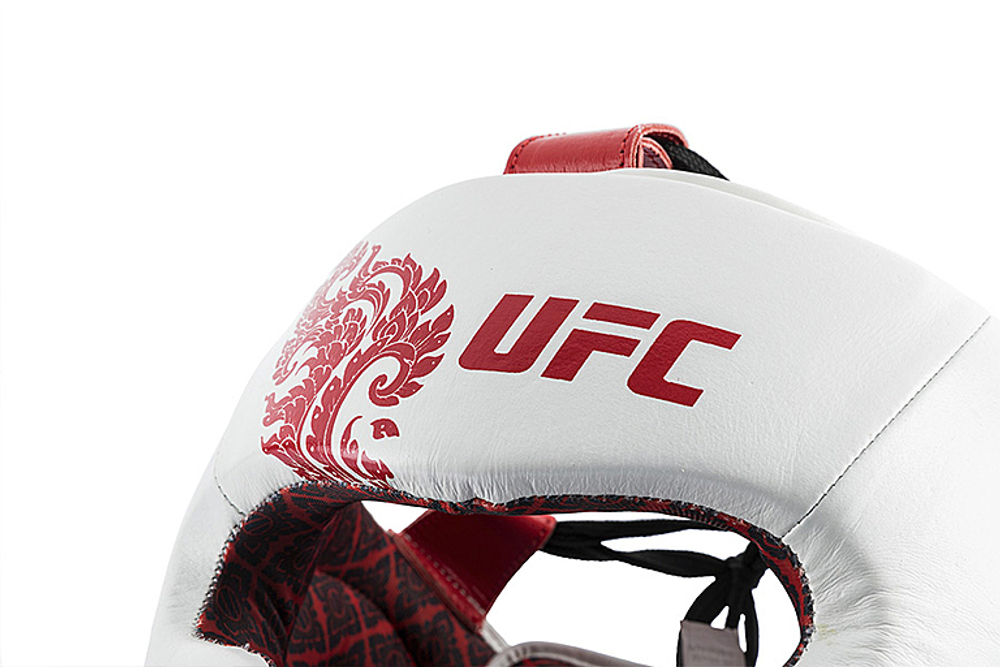 UFC Premium True Thai Шлем для бокса, цвет белый, размер L