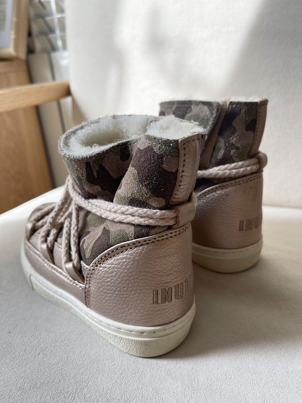 Новые замшевые ботинки Inuikii, 28,5
