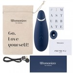 Бесконтактный клиторальный стимулятор Womanizer Premium 2 Blueberry