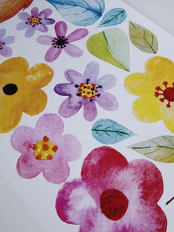 Интерьерные виниловые наклейки большие воздушные шары на стены в детскую, дома, облака, пейзаж