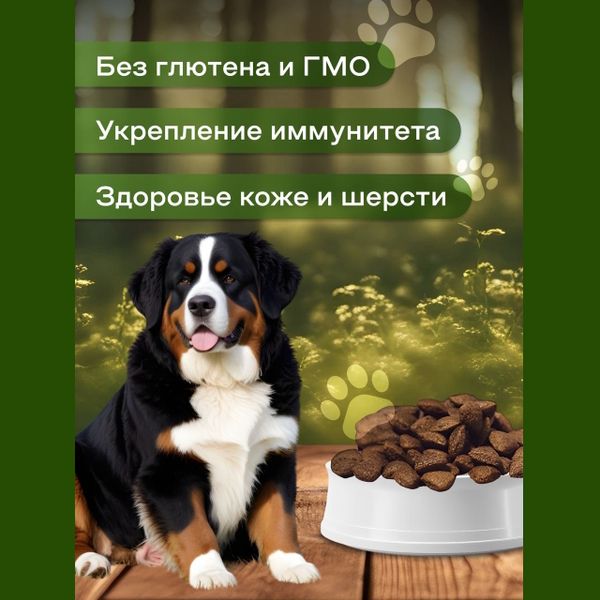 Сухой корм Fealdon Monoprotein для взрослых собак крупных пород, c индейкой