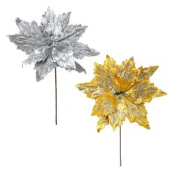 GAEM Цветок искусственный "Пуансеттия", L30 W30 H50 см, 2в.