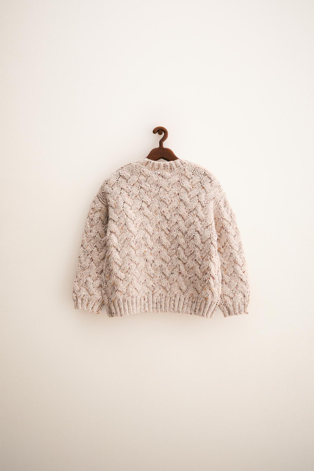 ZARA TIMELESS — ДЖЕМПЕР КРУПНОЙ ВЯЗКИ, ЭКРЮ