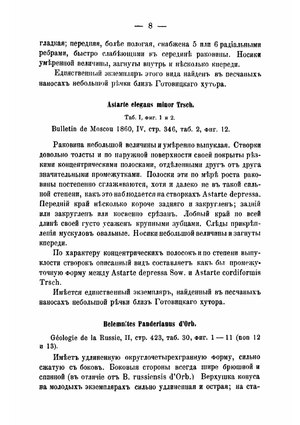 Об юрских и меловых окаменелостях Саратовской губернии | Синцов Иван Федорович