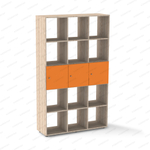 дуб сонома/оранжевый двусторонний