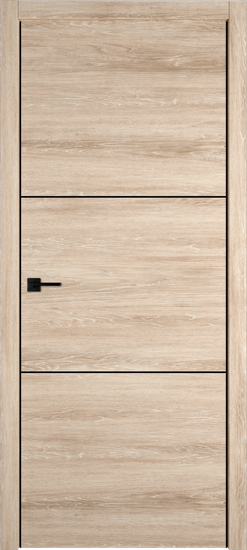 Дверь межкомнатная URBAN 2 | SAND VELLUM | BLACK MOULD BE