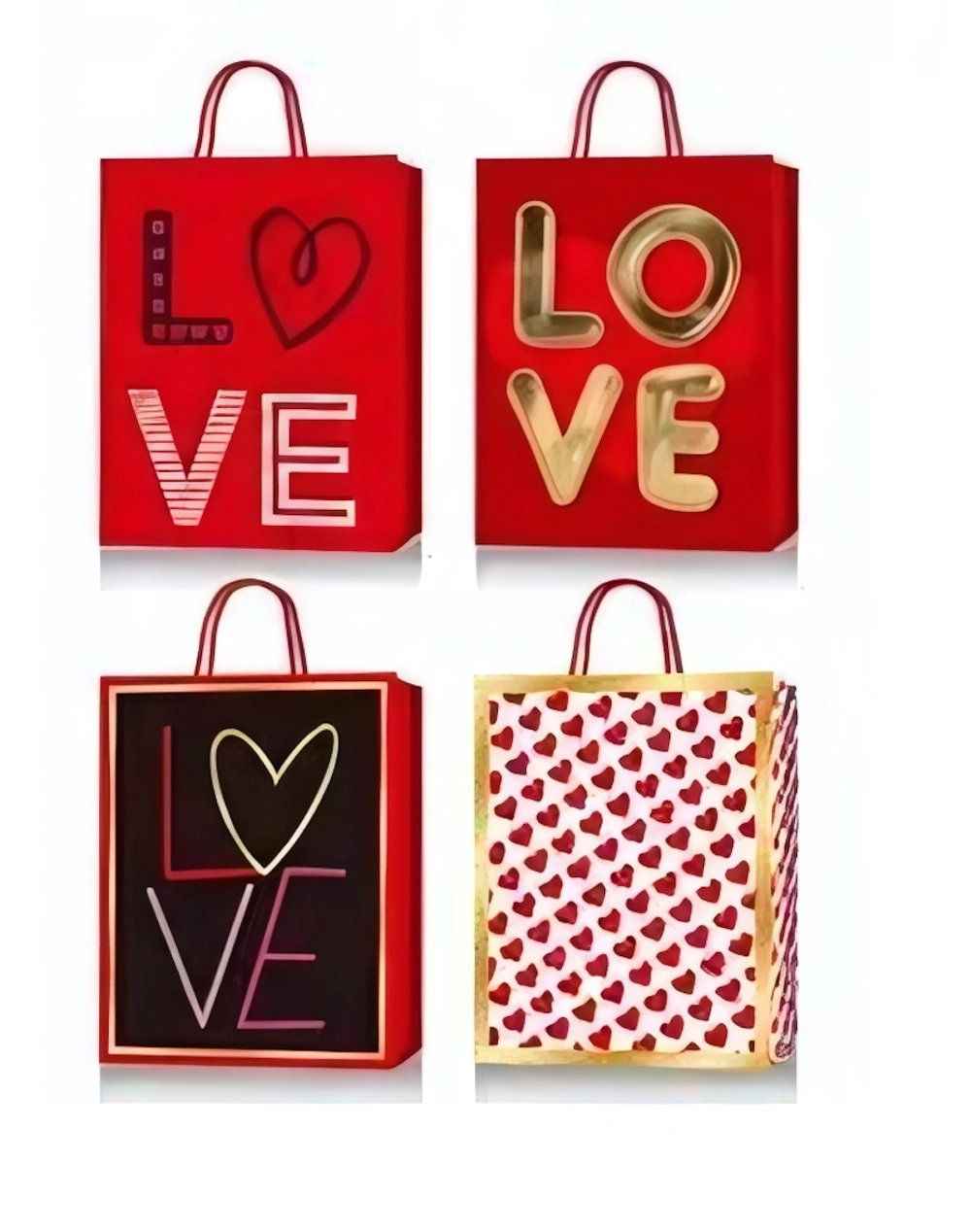 Пакет подарочный «My love» 18*23*8 см