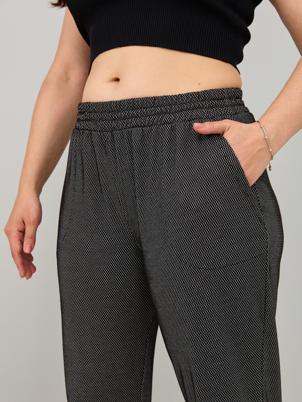 Брюки Б-118/петек-черный