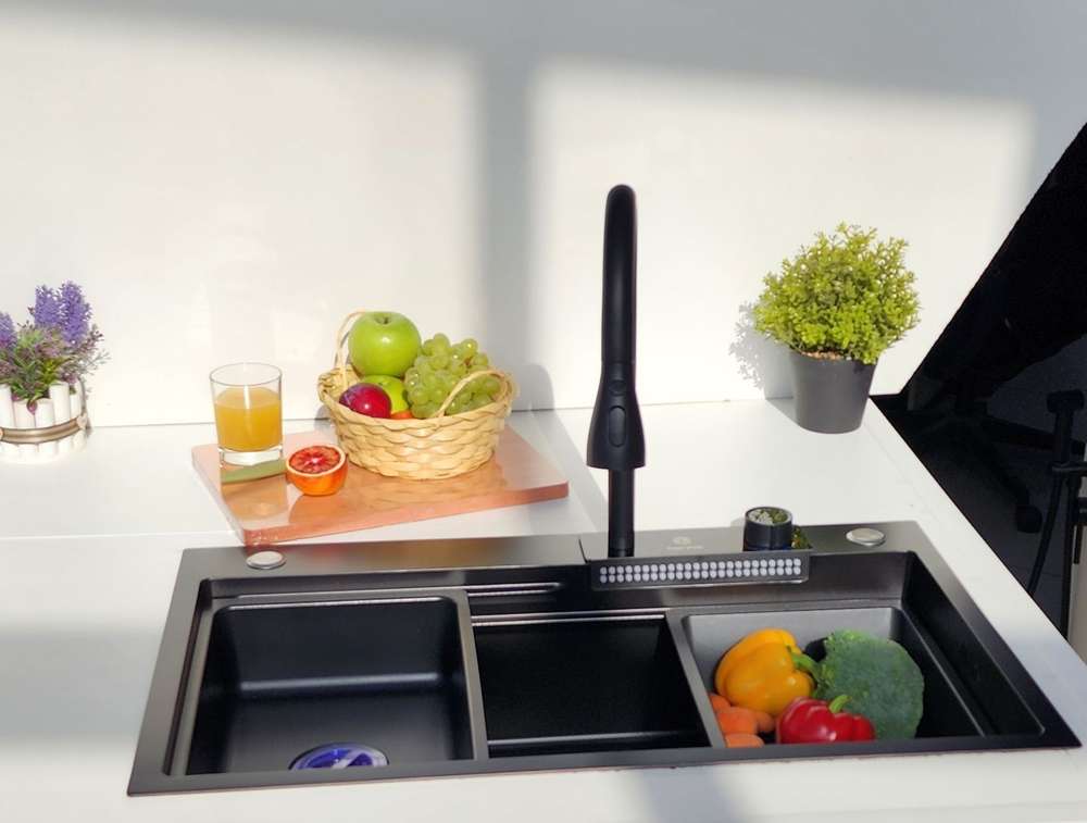 Многофункциональная кухонная мойка из нержавеющей стали BZ9954JS цвета Золотой