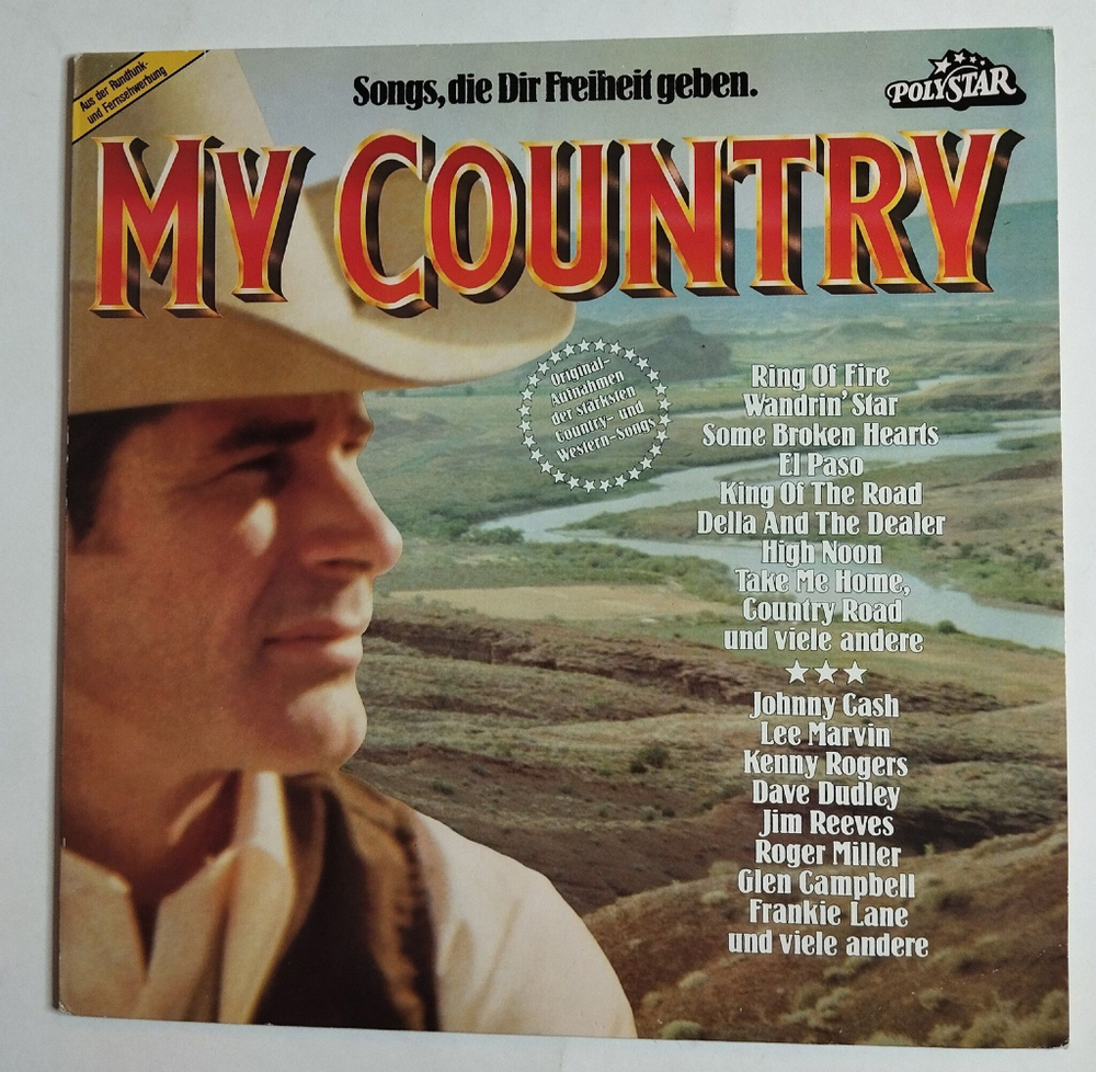 Винтажная виниловая пластинка LP Сборник My Country (Germany 1979)