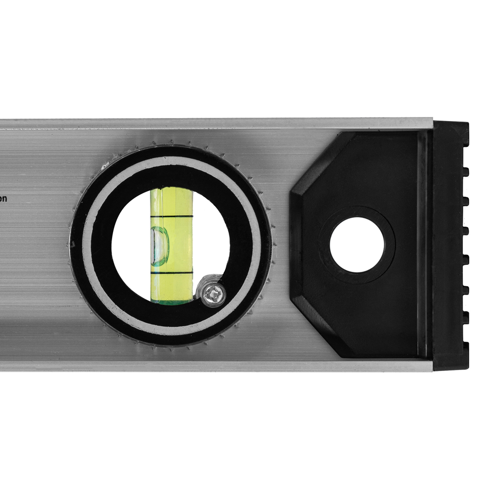 Уровень алюминиевый "Рельс", 2000 мм, 3 глазка (1 поворотный) Matrix