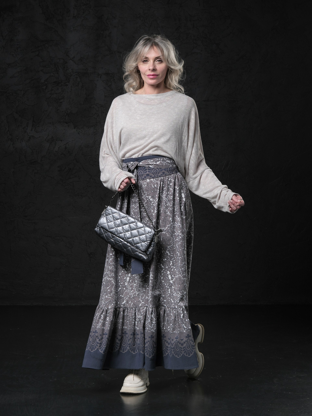 Юбка с орнаментом+ кушак