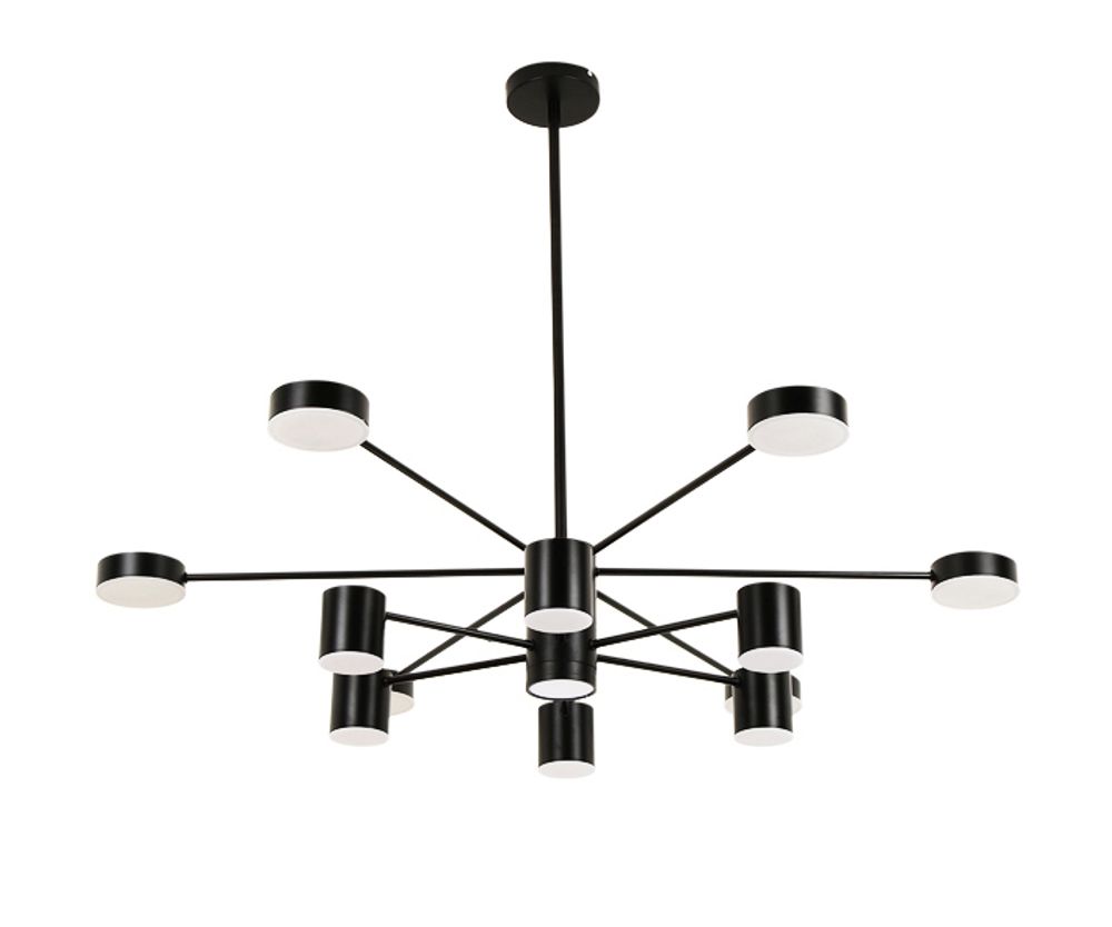 Kink Light 07649-13D,19 Люстра димм.Мекли черный Led 180W