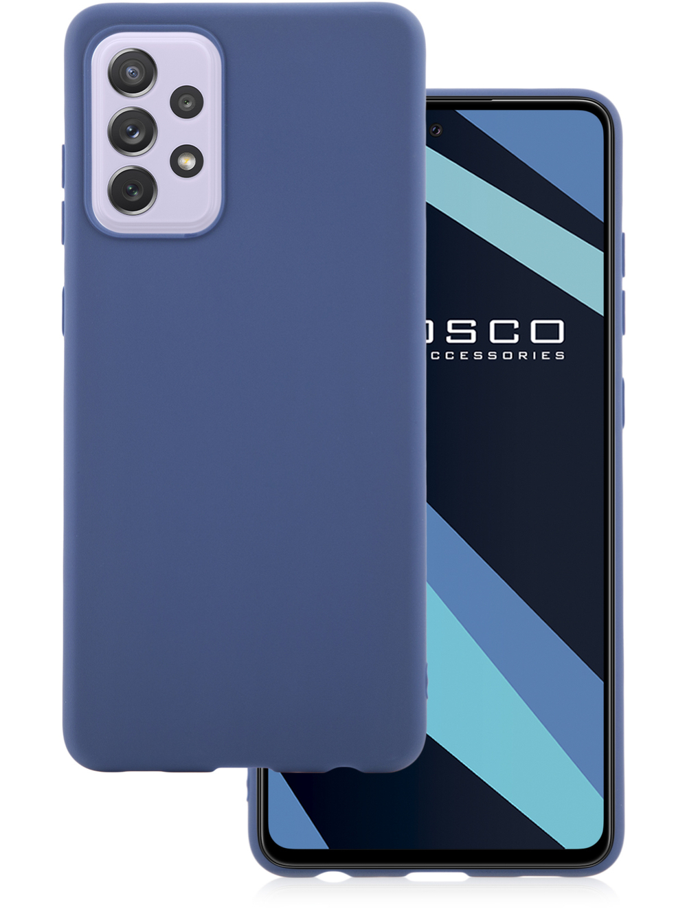 Чехол ROSCO для Samsung Galaxy A72 оптом (арт. SS-A72-COLOURFUL-BLUE)