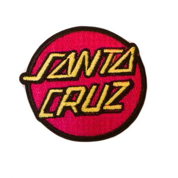 Нашивка термоаппликация на одежду и на рюкзак. Santa Cruz