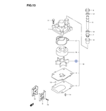 Крыльчатка помпы Suzuki DF40-DF90 (17461-87E00-000)