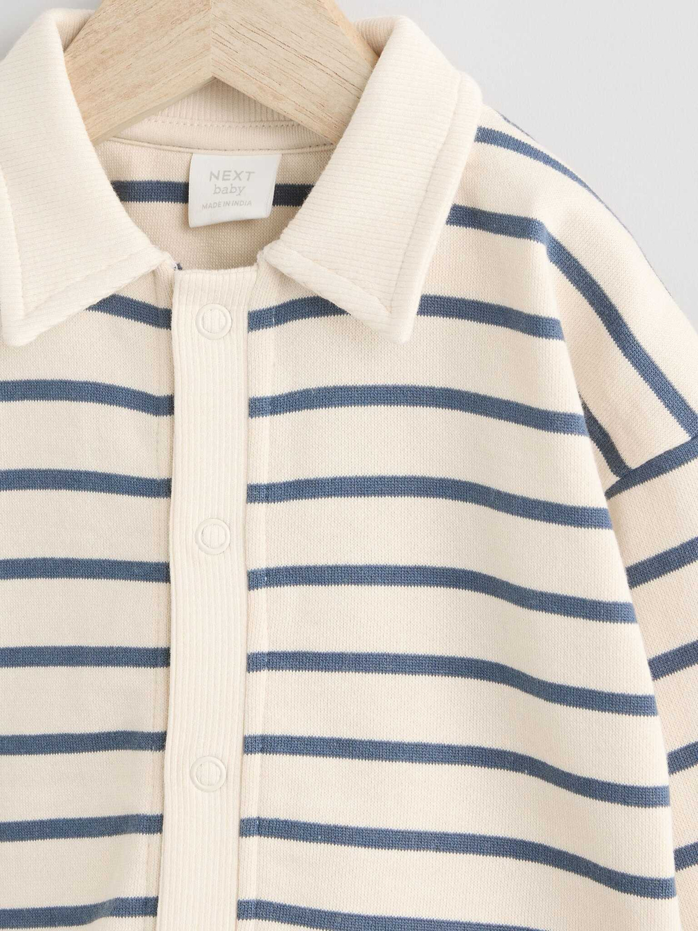 Трикотажная толстовка для малышей Next AB5-973, Белый, Синий