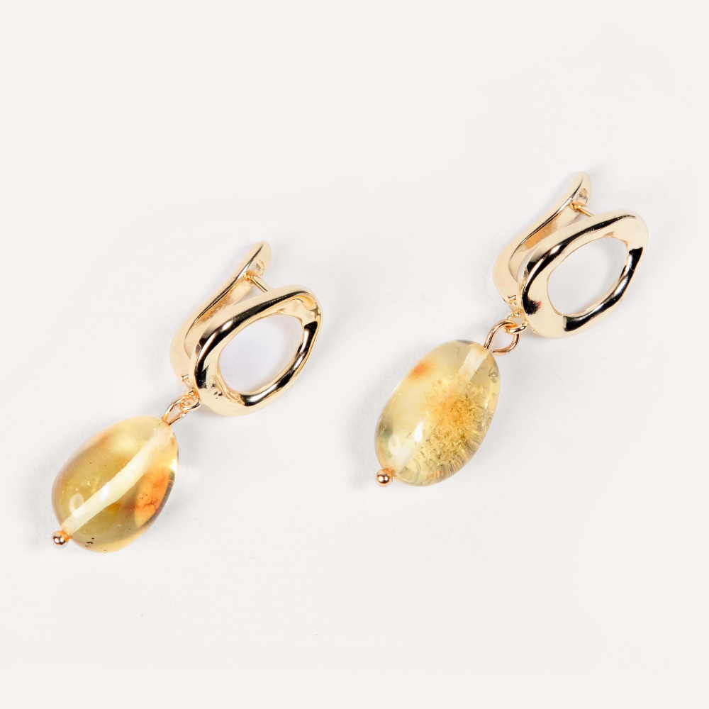 Серьги Amber YEL