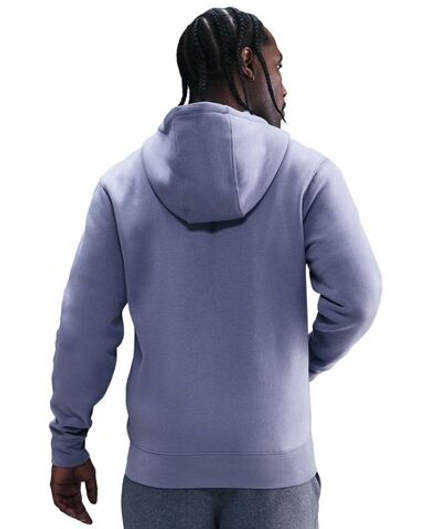 Мужская теннисная кофта Nike Club Full-Zip Fleece - world indigo/world indigo/white