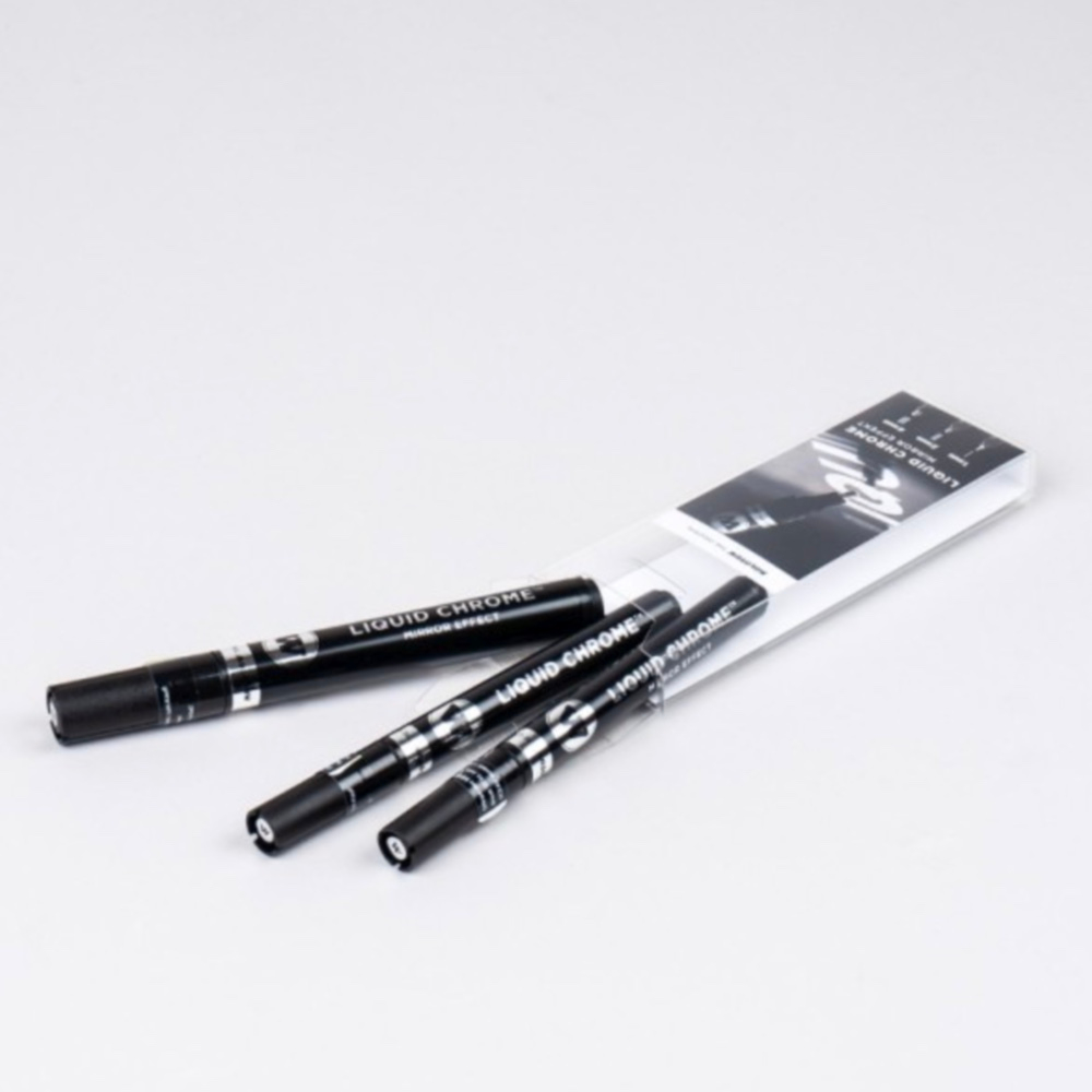 Набор маркеров Molotow Liquid Chrome (1mm 2mm 4mm) - 3шт