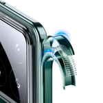 Чехол для Xiaomi 15 с MagSafe черный с прозрачной матовой задней панелью WLONS