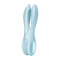 Вибростимулятор 14см Satisfyer Threesome 1 Blue