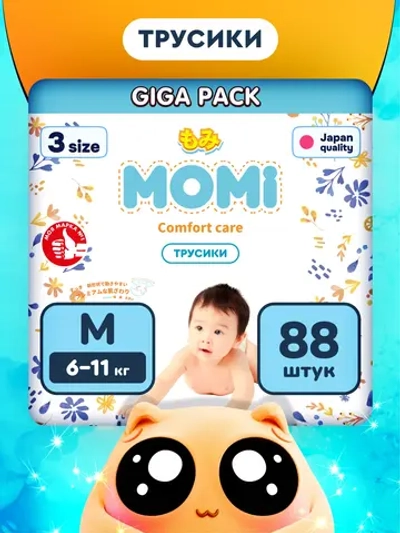 Трусики Momi Comfort Care M 88 шт.