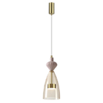 5045/12LC L-VISION ODL24 431 античн.бронза/янтарный/металл/стекло/керамика Подвес LED 12W 4000К 1400Лм PALLETA