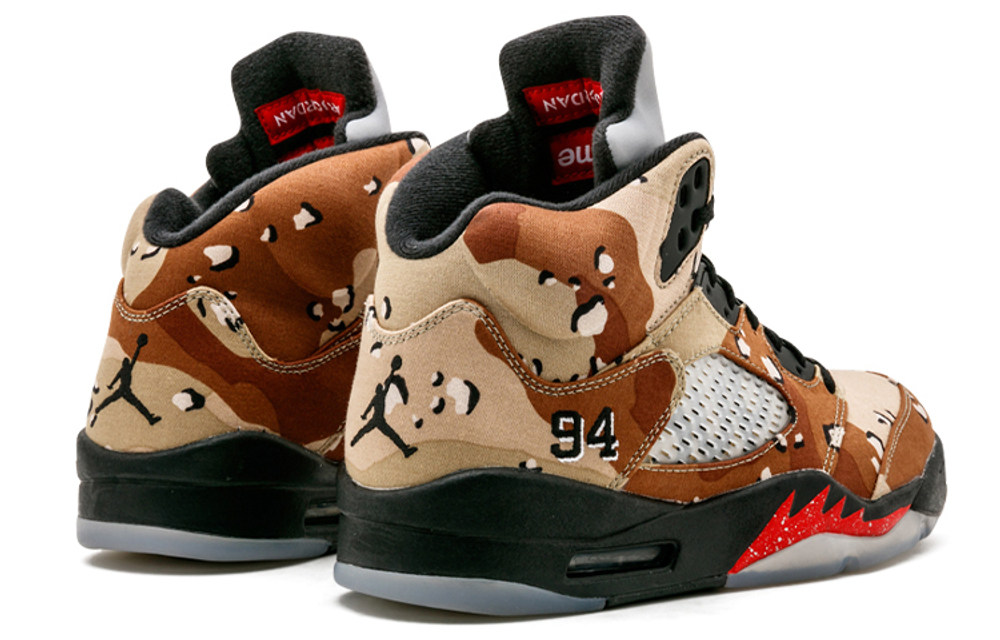 Кроссовки Supreme X Jordan Air Jordan 5 Retro Desert Camo