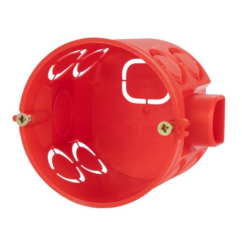 Коробка установочная для сплошных стен с соединителем TDM 68х62 мм