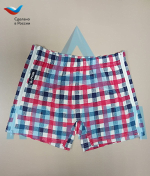 Трусы ортопедические "Семейные" (без ластовицы) с молниями по бокам. Размер 6XL (60-62). Цвет БЕЛЫЙ, КЛЕТКА