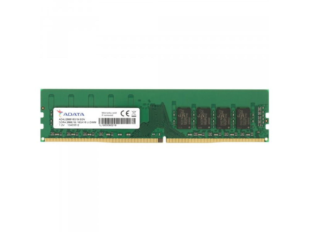 Оперативная память ADATA Premier AD4U266616G19-SGN, DDR4 1х 16ГБ 2666 МГц, DIMM, RTL