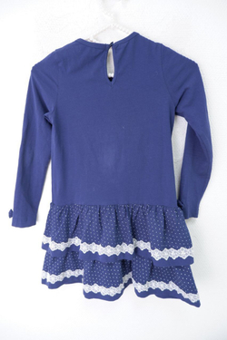 Платье с длинным рукавом на 7 лет