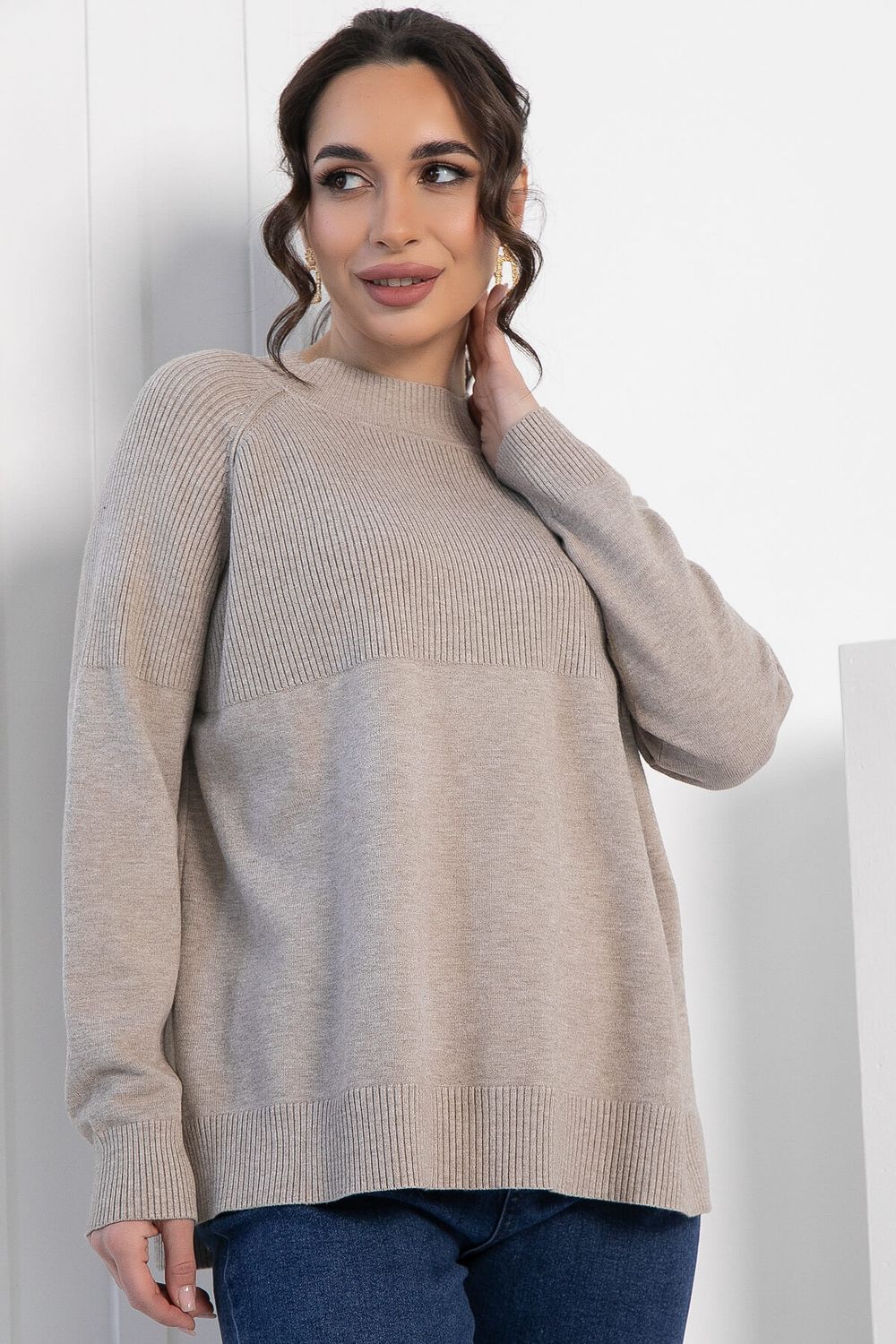 Джемпер Амбассадор (песочный) Б12898-12М LT Collection