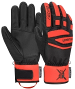 REUSCH перчатки горнолыжные юниорские 6271244_7809 Worldcup Warrior Prime R-TEX XT Junior Black/Fluo Red