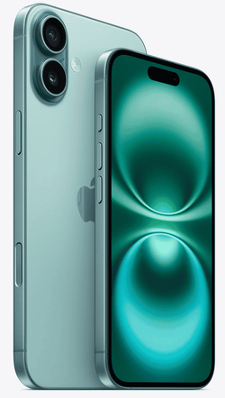 Смартфон Apple iPhone 16 128 ГБ («Морская бирюза» | Teal)