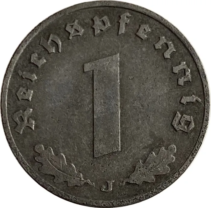 1 рейхспфенниг 1942 Германия (Третий рейх) "J"