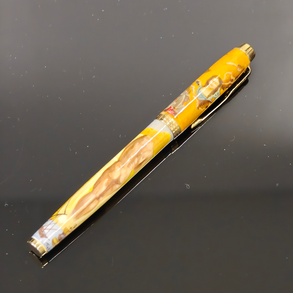 Коллекционная ручка Parker с ручной росписью Палех "по мотивам Дали"