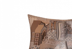 Наволочка 50x70 Mollen Теремок песочно-бежевая хлопковая